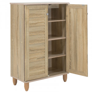 Dulap pantofi SANTO 10 perechi sonoma 60x34.5x91.5cm - Img 6