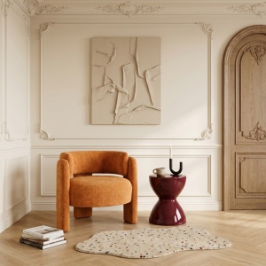 Fotoliu Janko, Chihlimbar, 67x78x71 cm - Img 2