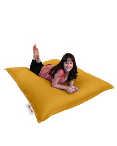 Fotoliu puf de gradina Cushion Pouf Galben 20x100 cm - Img 5