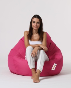 Fotoliu puf de gradina Premium Roz 115x130x39 cm - Img 6