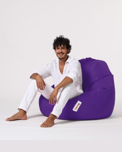 Fotoliu puf de gradina Premium Violet 115x130x39 cm - Img 3