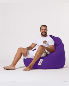 Fotoliu puf de gradina Premium Violet 115x130x39 cm - Img 5