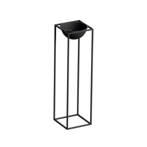 Ghiveci decorativ GED020 Negru 28x80x28 cm - Img 4