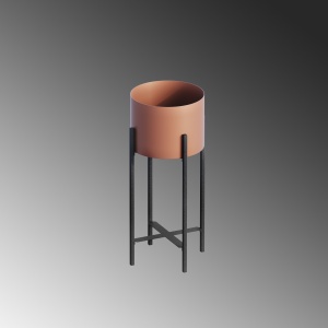 Ghiveci decorativ GED026B Cupru 23x48x23 cm - Img 5