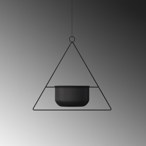Ghiveci decorativ Harpusta Negru 35x40x17 cm - Img 6