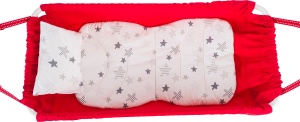 Hamac bebelusi Marmaris Rosu 96x43x66 cm - Img 5