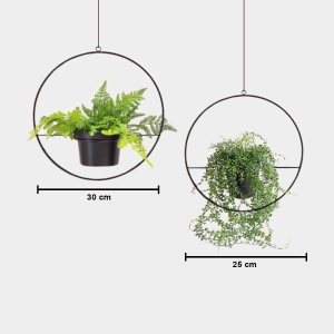 Jardiniera SEH-4560 Negru 25x25x25 cm - Img 2