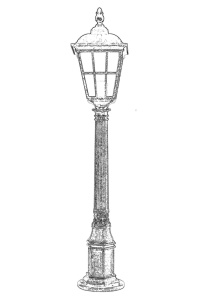 Lampadar de exterior Baraka Maro 100x20 cm - Img 2