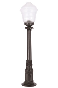 Lampadar de exterior M1B Negru 85x22 cm
