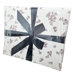 Lenjerie cu elastic 180x200 Creponata Flowers V18 6 Piese (Finet)