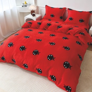 Lenjerie Ladybug Jolie cocolino cu Elastic 180x200 (Cocolino)