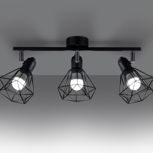 Lustra Artemis Negru 52x17x19 cm - Img 3