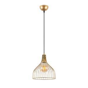 Lustra Cafu Auriu 25x25x123 cm - Img 6
