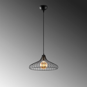 Lustra Depay Negru 36x36x120 cm - Img 4