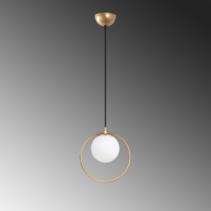 Lustra Dolunay Auriu 15x15x126 cm - Img 7