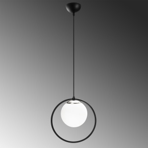 Lustra Dolunay Negru 26x15x126 cm - Img 4