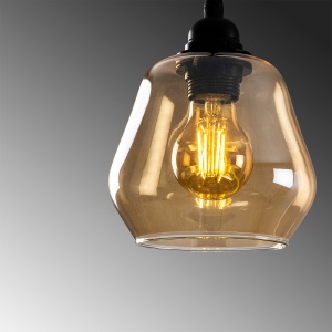 Lustra Gold Auriu 15x15x110 cm - Img 7