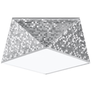 Lustra Hexa Argint 25x25x15 cm
