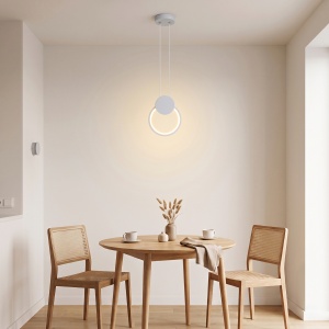 Lustra LED, Ganden, Pako, Alb 26.5x26.5x20 cm