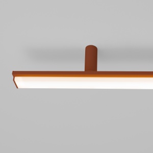 Lustra LED Lagom Rosu 4000K 181x4x7 cm - Img 5