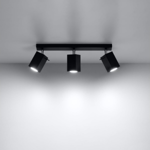 Lustra Merida Negru 45x6x16 cm - Img 3