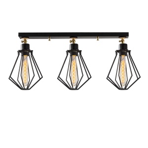 Lustra Oylat Negru 70x18x29 cm - Img 2
