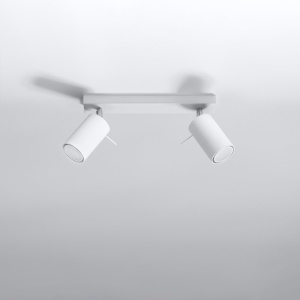 Lustra Ring Alb 30x6x16 cm - Img 2