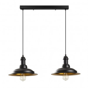 Lustra Saglam - 3776 Negru/Auriu - Img 2