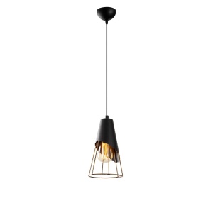 Lustra Sivani Tel Negru 17x17x124 cm - Img 2