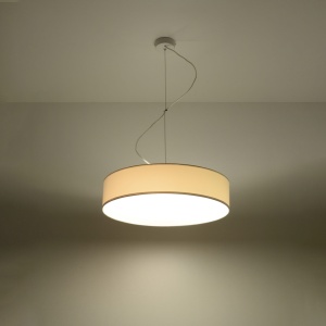 Lustra suspendata Arena Alb 45x45x111 cm - Img 3