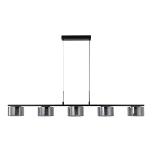 Lustra suspendata Cholet, Negru, 15x125x150 cm - Img 4