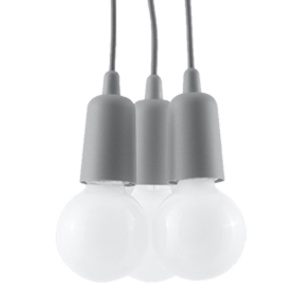 Lustra suspendata Diego Gri 15x15x90 cm