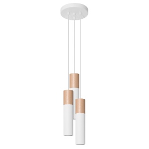 Lustra suspendata GU10 Pablo V1 6x30 Natural 20x20x100 cm