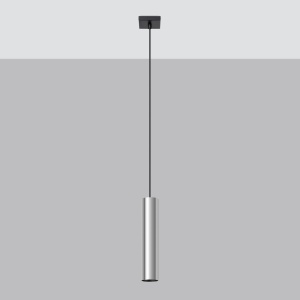 Lustra suspendata Lagos Crom 8x8x100 cm - Img 2