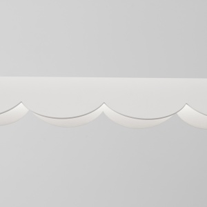 Lustra suspendata LED Biscuit Alb 4000K 131x13x200 cm - Img 5