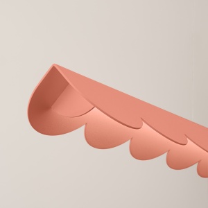 Lustra suspendata LED Biscuit Peach 3000K 131x13x200 cm - Img 4