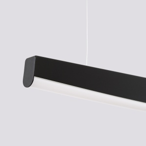 Lustra suspendata LED Jorun 120 Negru 3000K 120x3x210 cm - Img 4