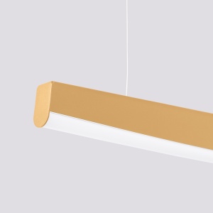 Lustra suspendata LED Jorun 150 Auriu 3000K 150x3x210 cm - Img 4