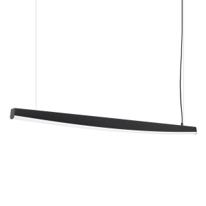 Lustra suspendata LED Jorun 150 Negru 3000K 150x3x210 cm