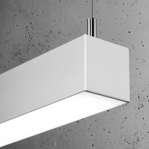 Lustra suspendata LED Pinne Alb 4000K 67x6x150 cm - Img 5