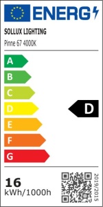 Lustra suspendata LED Pinne Gri 4000K 67x6x150 cm - Img 10