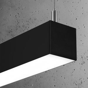 Lustra suspendata LED Pinne Negru 4000K 67x6x150 cm - Img 5