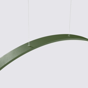 Lustra suspendata LED Rio 78 Olive 3000K 78x16x150 cm - Img 5