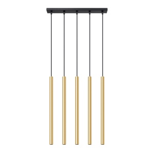Lustra suspendata Pastelo Auriu lucios 45x5x90 cm
