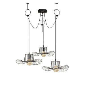 Lustra Tel Negru 118x122 cm - Img 2