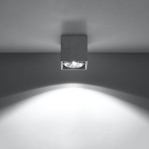Lustra Valde din beton Gri 14x14x14 cm - Img 3