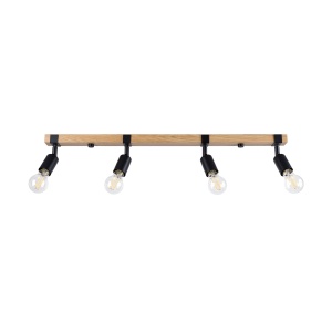 Lustra Zuca Negru 89x15x14 cm