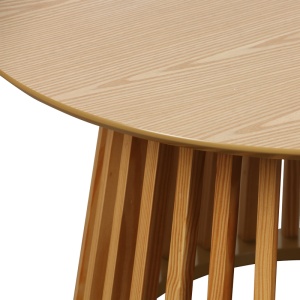 Masa de cafea Domonic, Pako World, MDF, Natural, 80x80x45 cm - Img 3