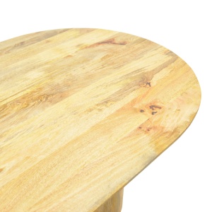 Masa de dining, Flute, Natural, 90x200x76 cm - Img 5