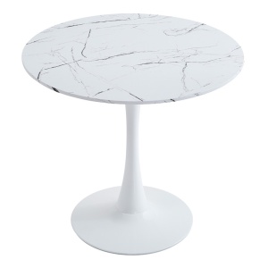 Masa dining Balou II, Pako World, MDF, Alb, 80x80x75 cm - Img 3
